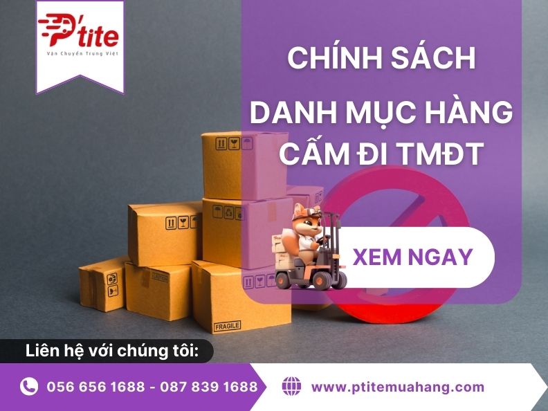 Tổng hợp danh mục hàng cấm đi TMĐT