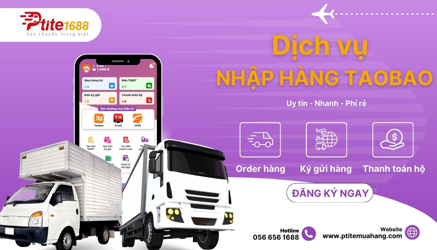 Dịch vụ order trực tiếp từ taobao uy tín, giá rẻ