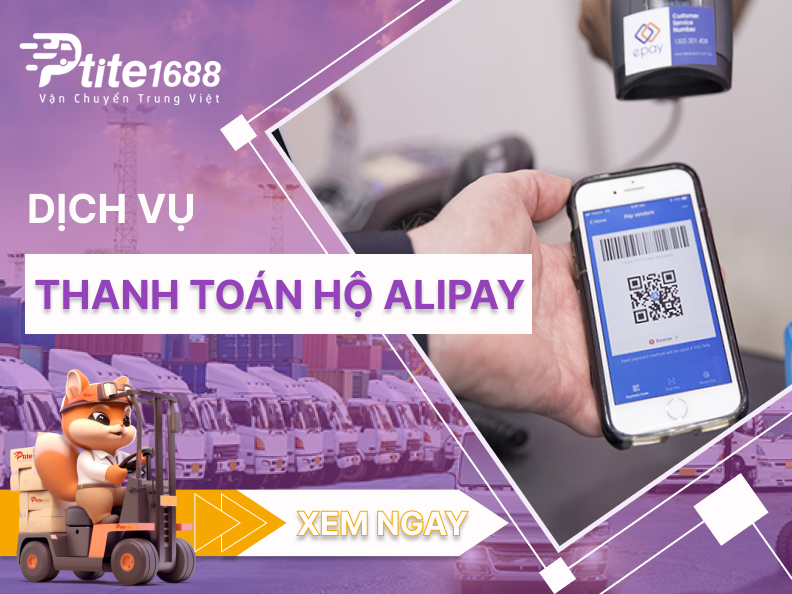 Thanh toán hộ Alipay tại Ptite