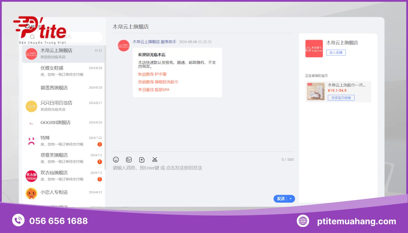 Khó khăn khi đặt hàng taobao