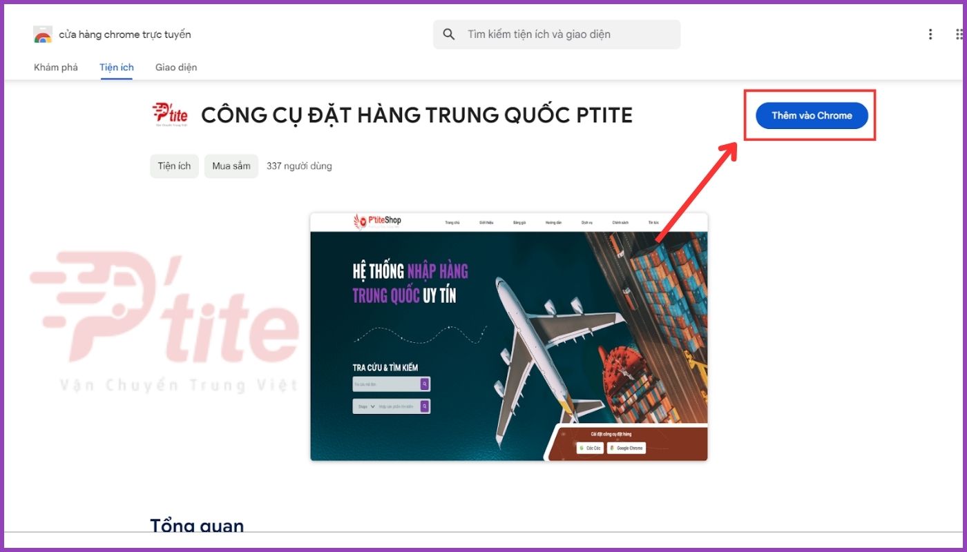 Cách cài đặt extension PTite