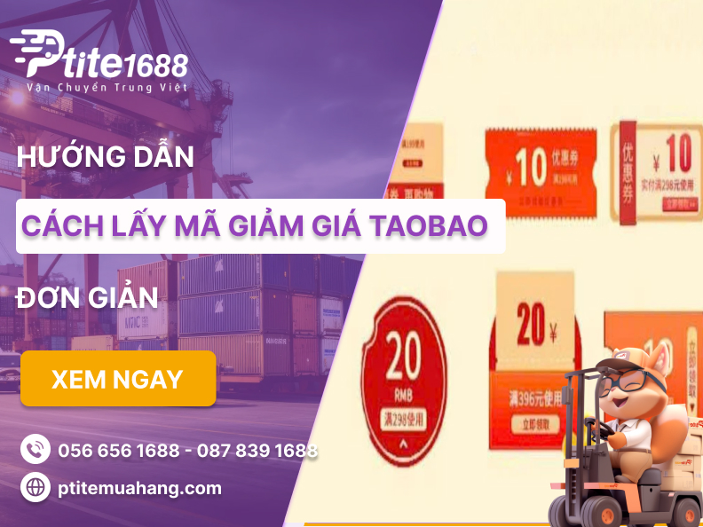 Hướng dẫn lấy mã voucher Taobao đơn giản