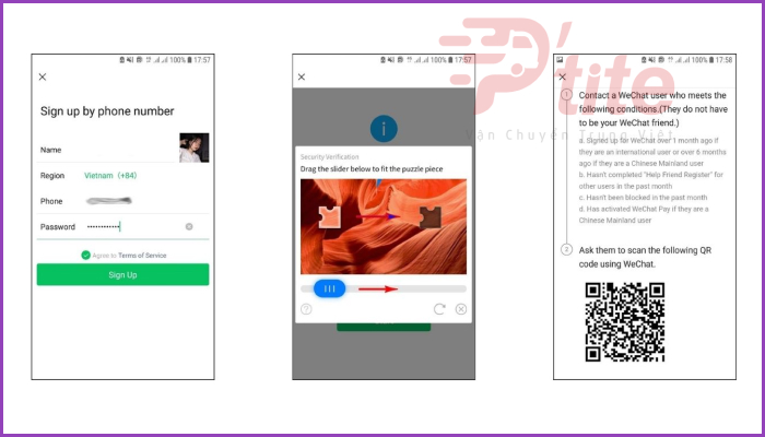 tạo tài khoản Wechat bằng cách quét mã