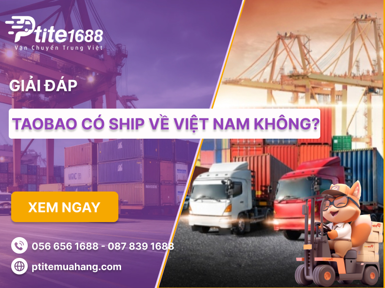 Taobao có ship hàng về Việt Nam không?