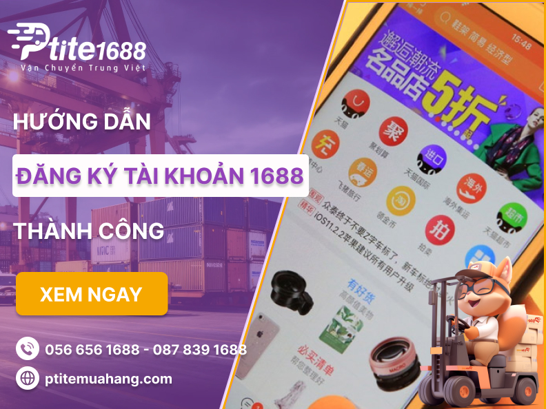 Hướng dẫn đăng ký tài khoản trên 1688