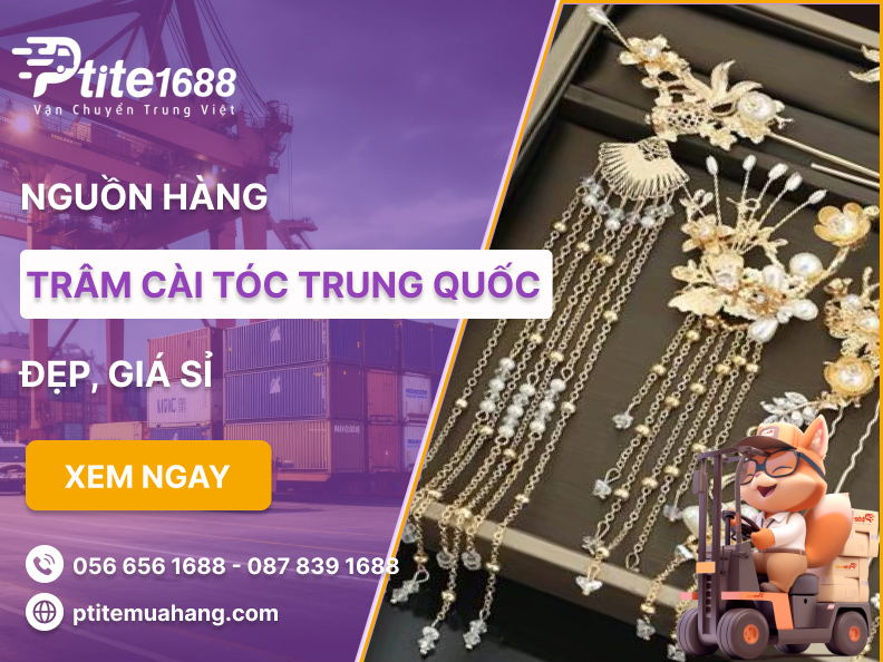 các nguồn hàng lấy sỉ trâm cài tóc cổ trang Trung Quốc đẹp, giá tốt