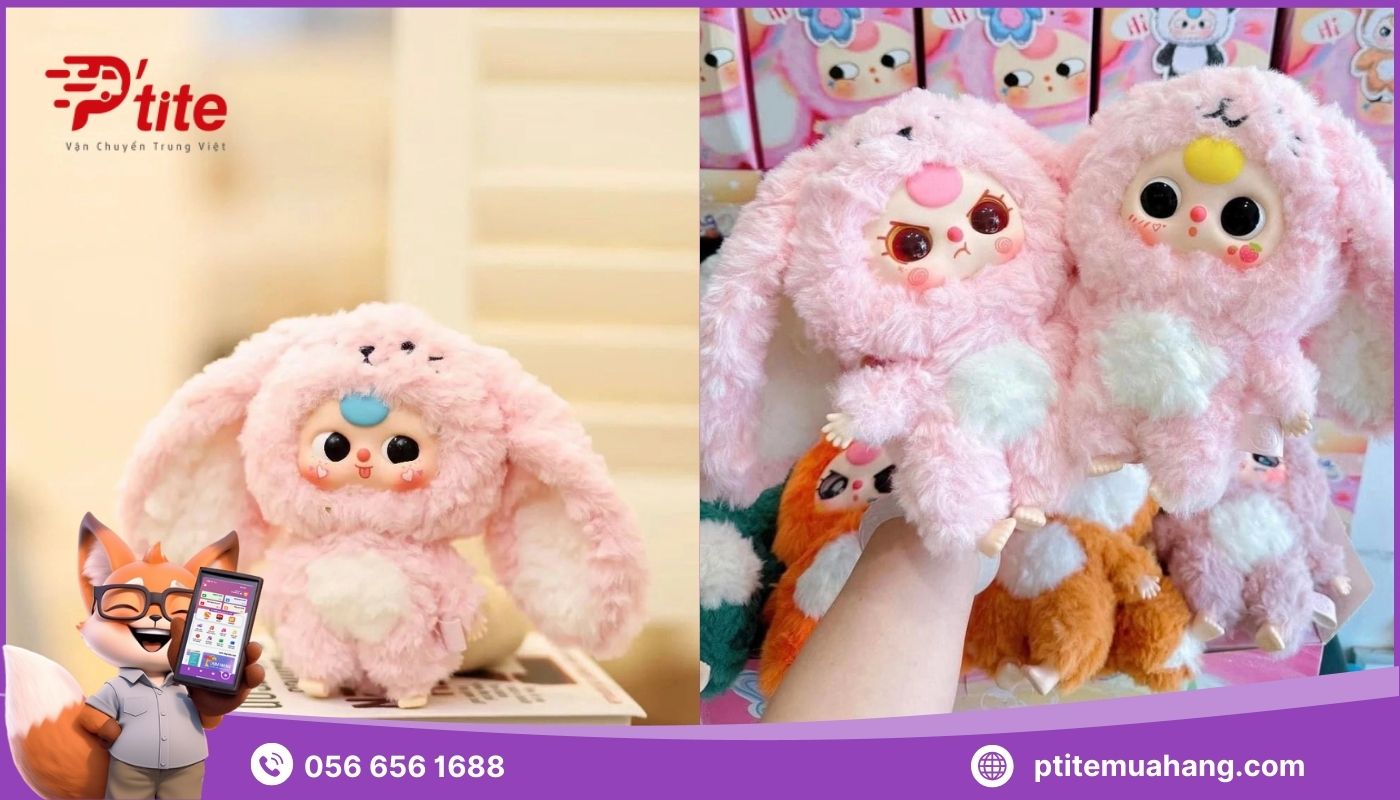 nhập sỉ Baby Three V3 Animal Party Big Cute Plush 