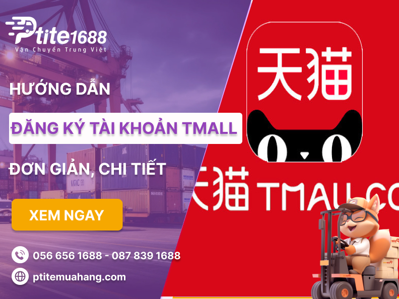 hướng dẫn tạo tài khoản Tmall đơn giản