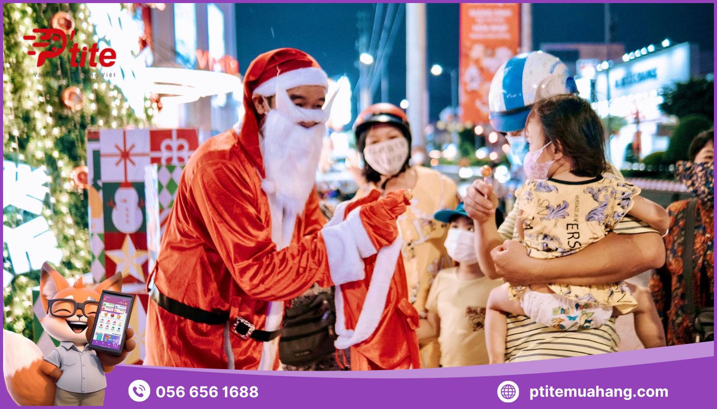 dịch vụ ông già noel tặng quà cho trẻ nhỏ