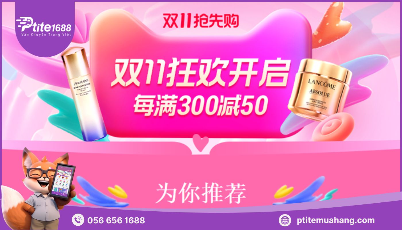 Kinh nghiệm săn hàng giảm giá trên Tmall