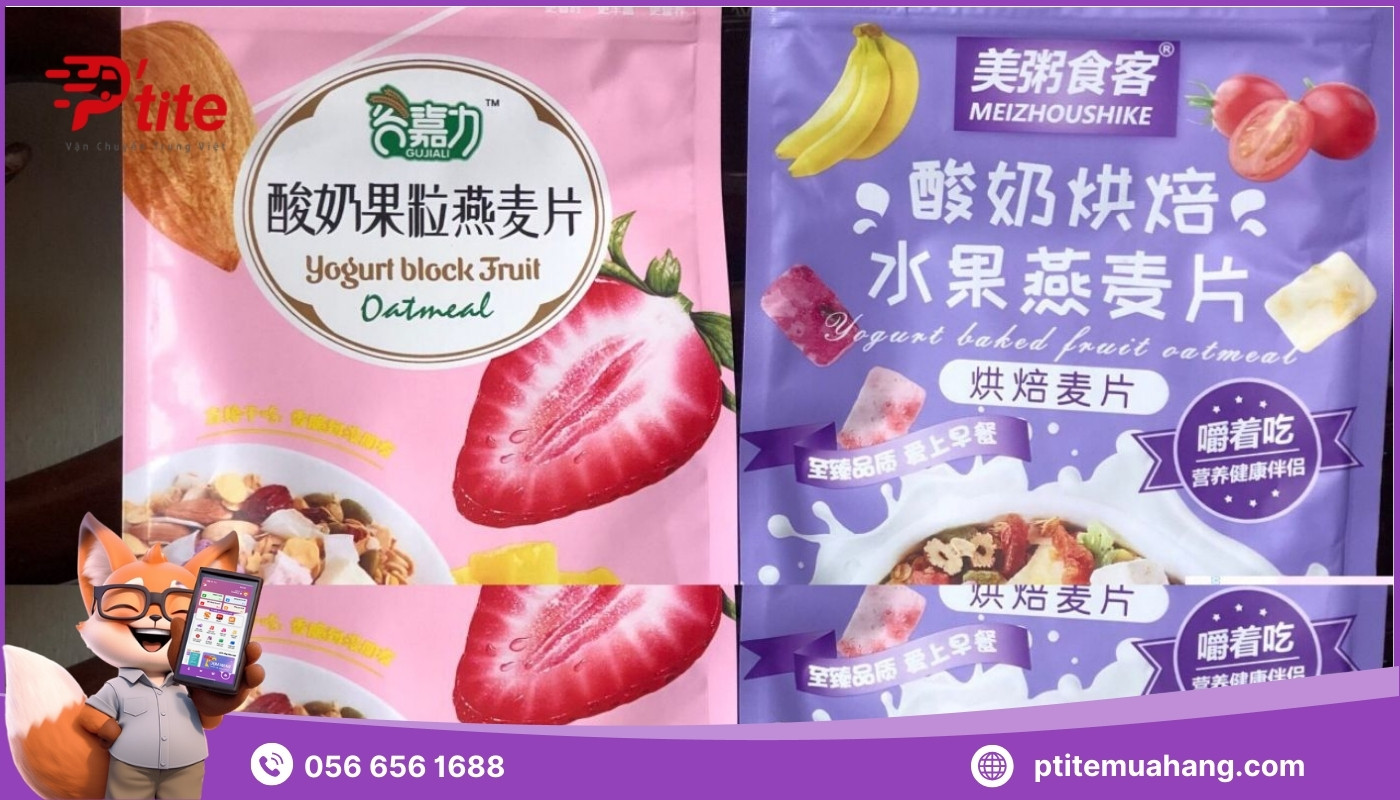 ngũ cốc trung quốc Fruit Oatmeal hoa quả khô