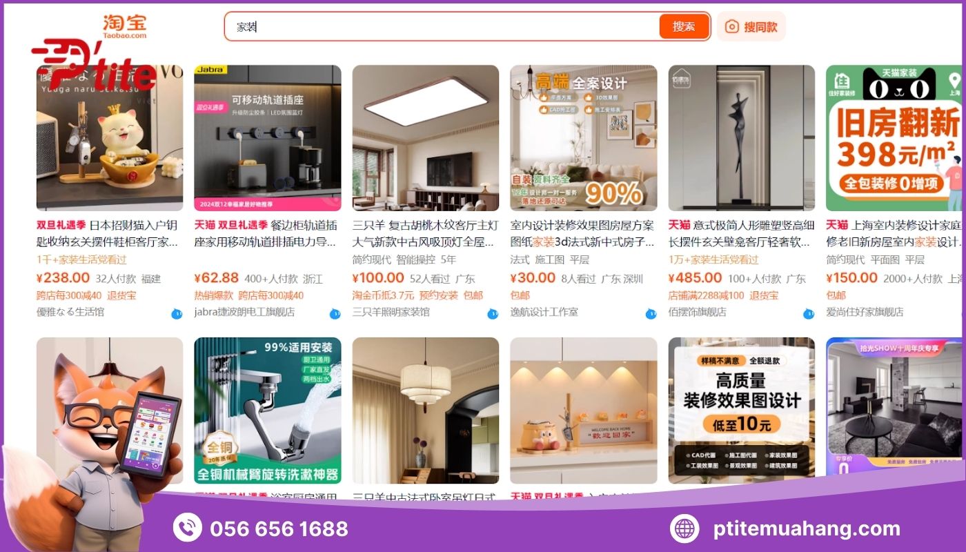 Gợi ý các link Taobao về đồ trang trí, decor độc lạ