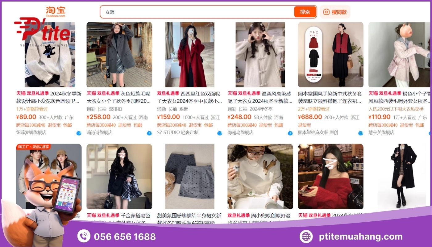 Quần áo Taobao độc đáo, hot trend là mặt hàng hút khách, dễ bán