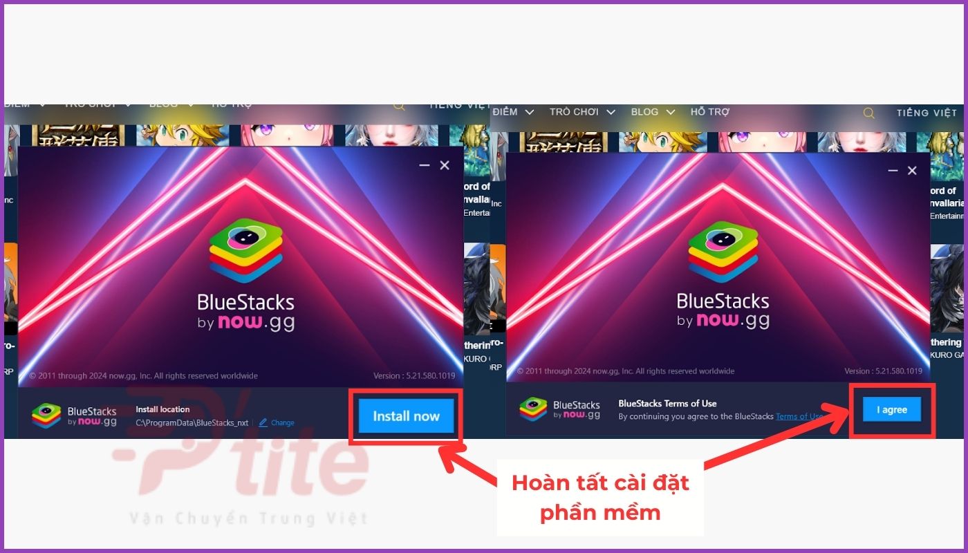 cài đặt phần mềm BlueStacks trên máy tính