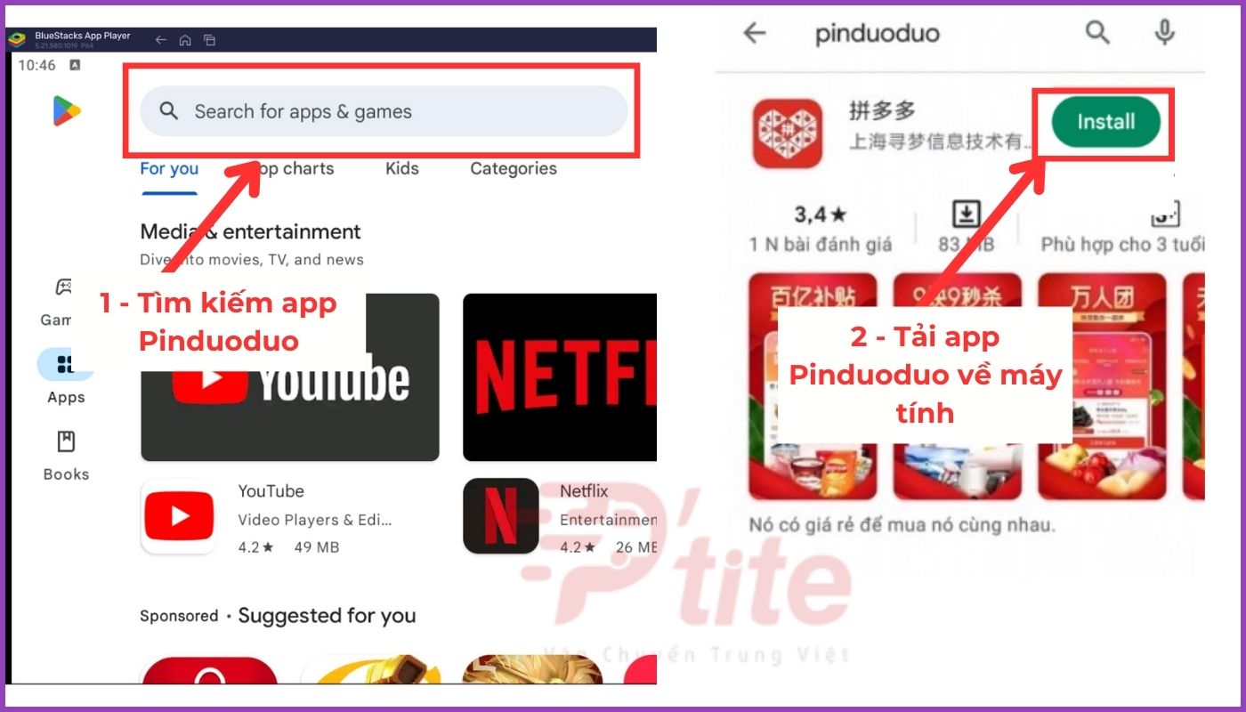 tải app Pinduoduo về máy tính