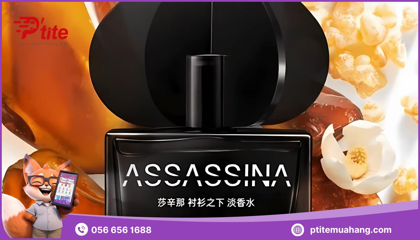 Nước hoa nội địa Trung Assassina có nhiều mùi và lưu hương tốt