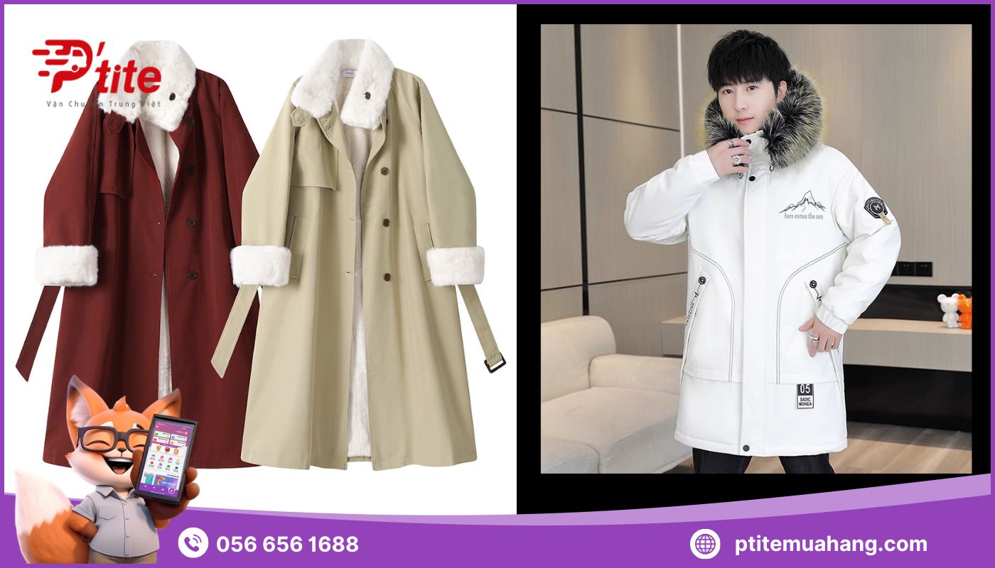 mẫu áo gió kiểu Parka thời trang