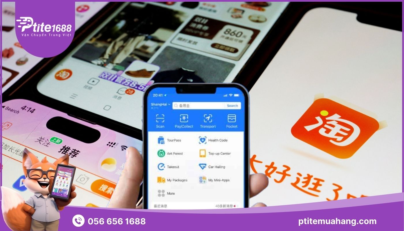 Đảm bảo ví Alipay có đủ số dư trước khi tiến hành thanh toán hàng Taobao.