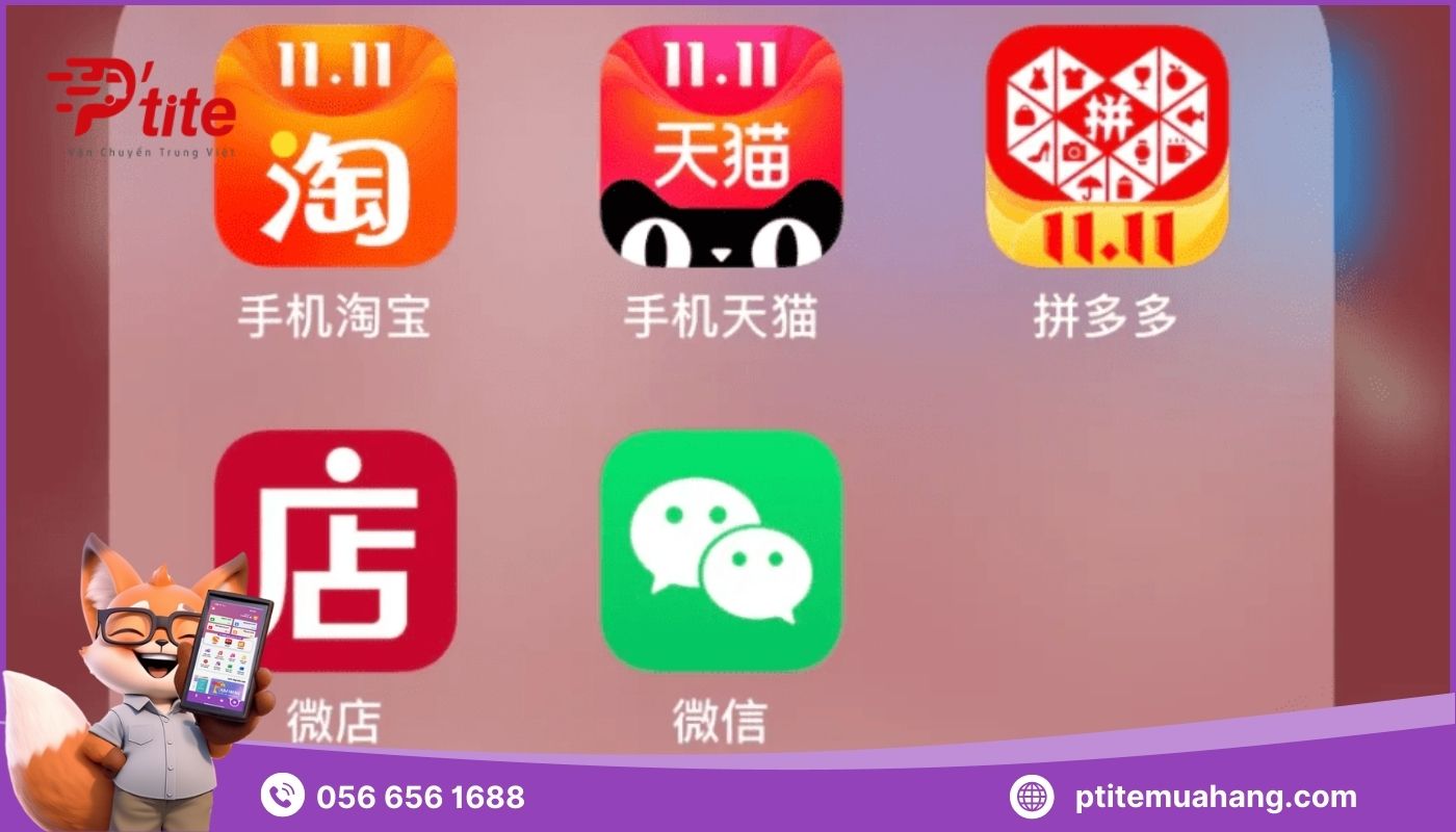 Order ốp lưng điện thoại trên sàn TMĐT Trung Quốc