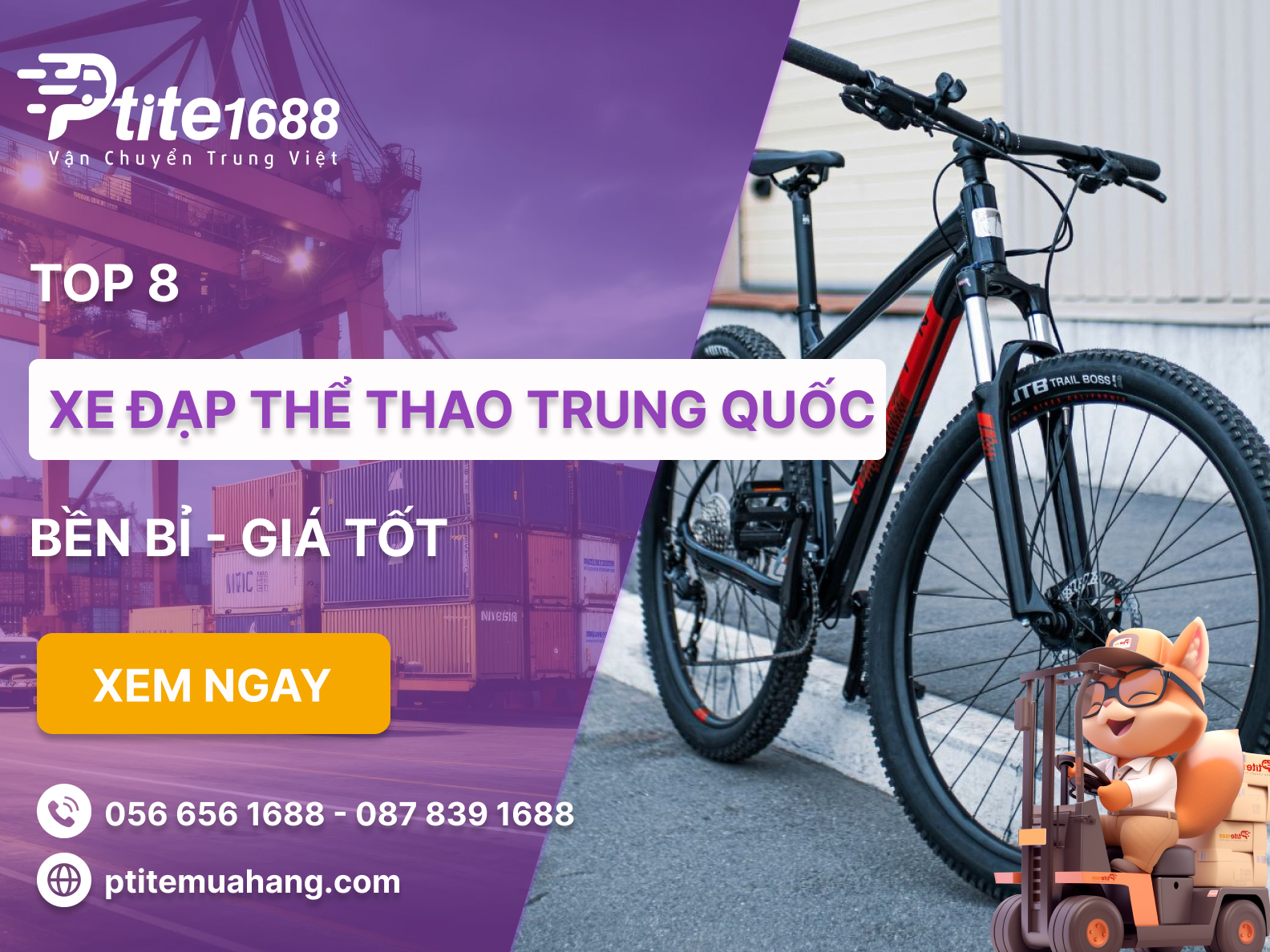 Order Xe Đạp Thể Thao Trung Quốc Chất Lượng, Giá Rẻ