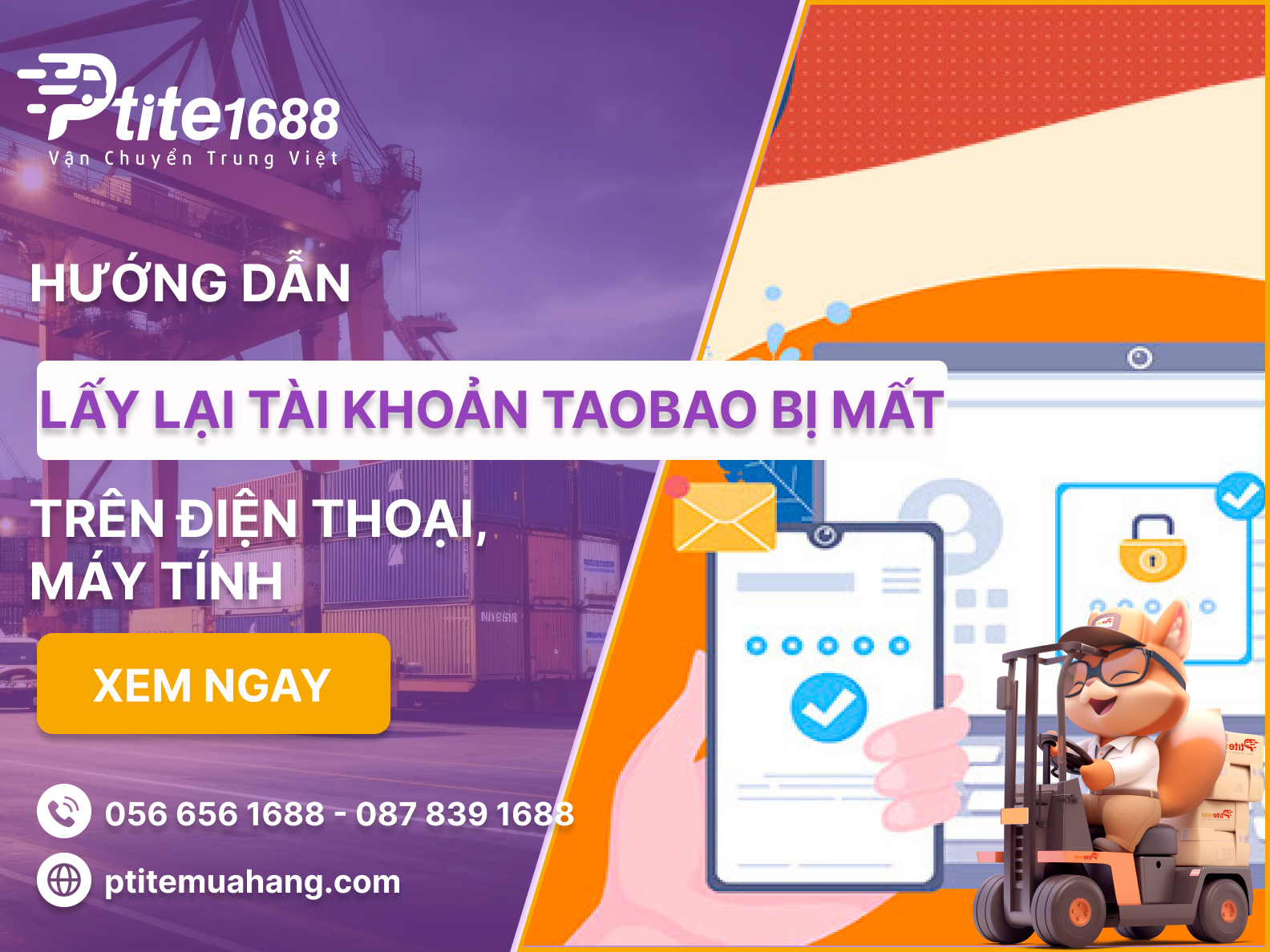 Cách lấy lại tài khoản Taobao bị mất trên điện thoại và máy tính