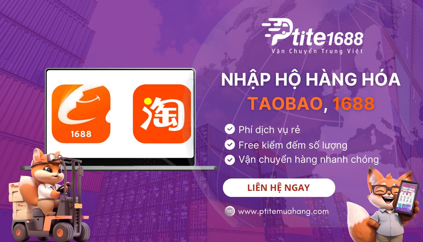 Ptite chuyên cung cấp dịch vụ order hộ Taobao giá rẻ