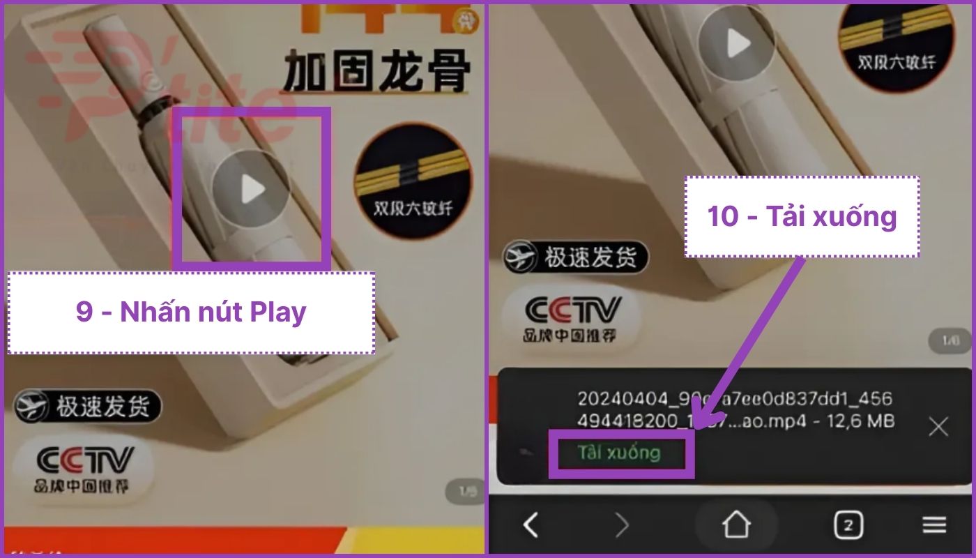 Tải video Taobao về máy