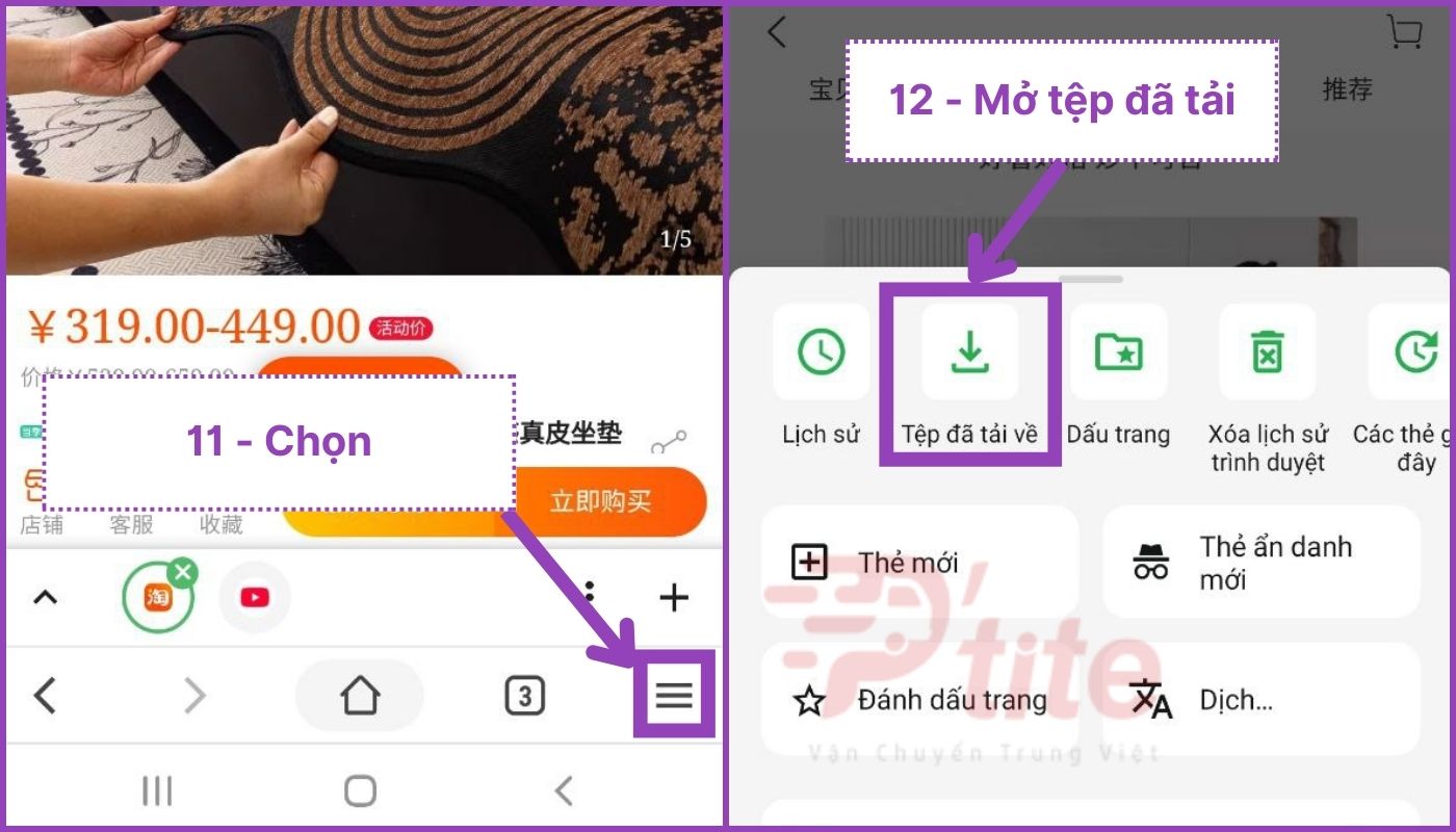 Vào mục tệp đã tải về để tìm video