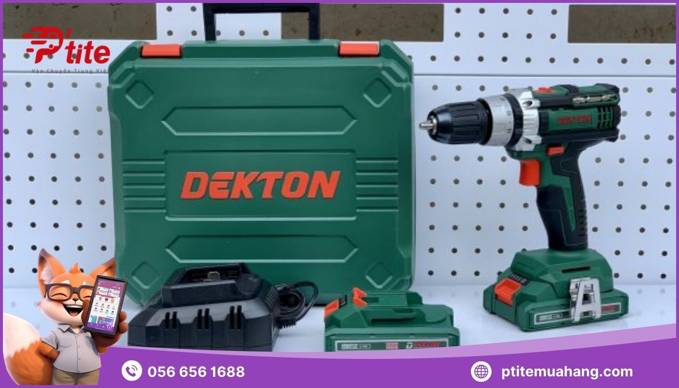 Dekton là thương hiệu máy khoan pin ứng dụng công nghệ Đức tiên tiến