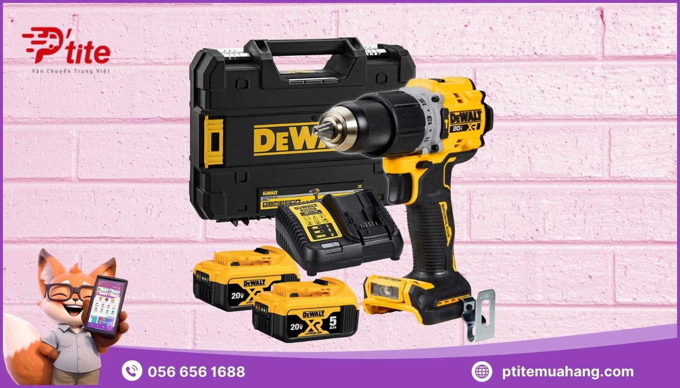 Dewalt nổi bật với pin trâu, thiết kế nhỏ gọn dễ cầm