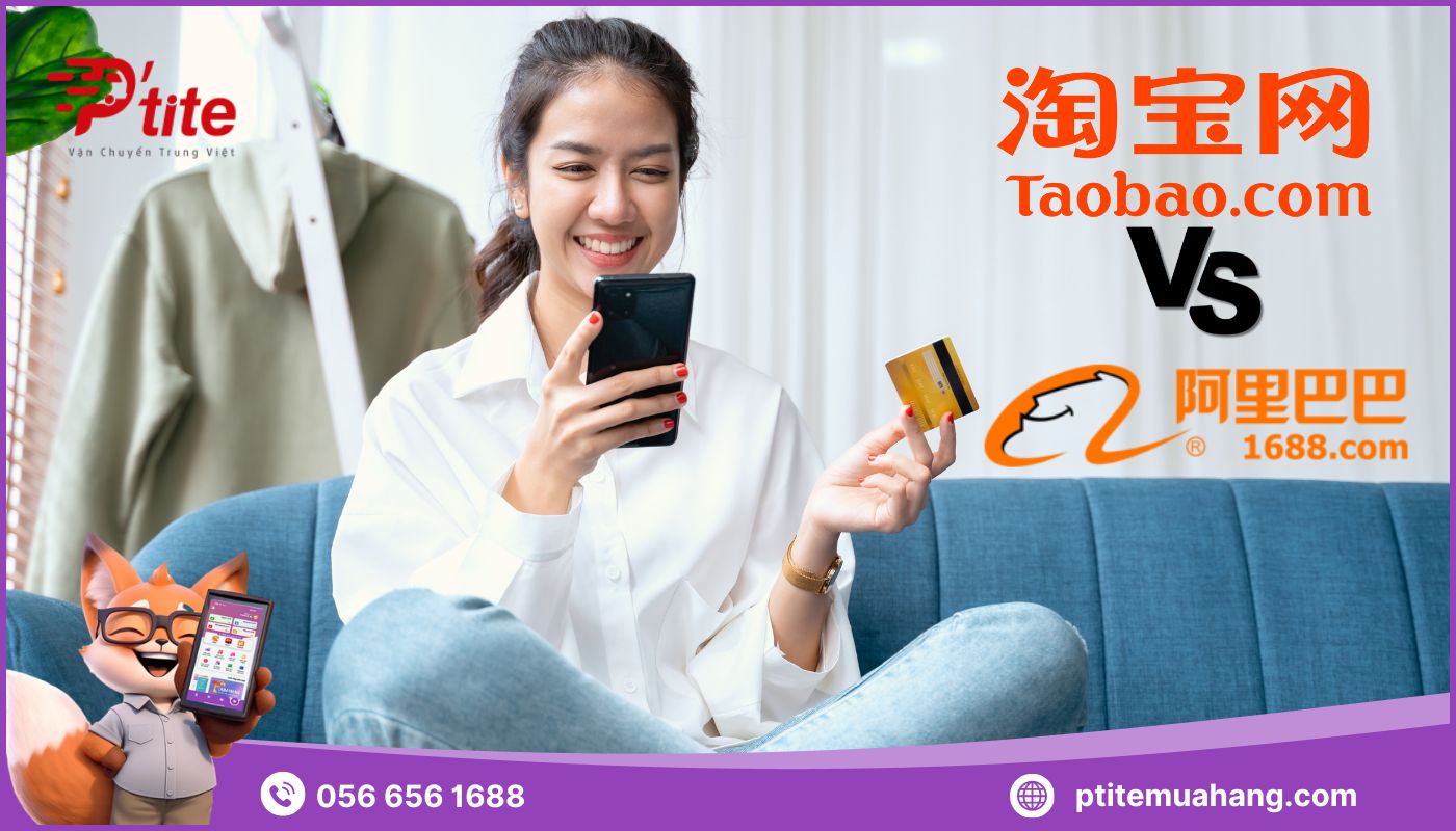 Nên nhập hàng từ Taobao hay 1688​ thì giá rẻ hơn?