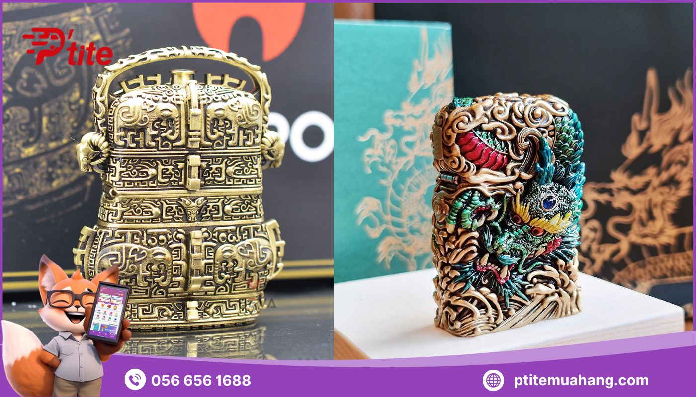 Các mẫu Zippo Trung Quốc kiểu độc lạ