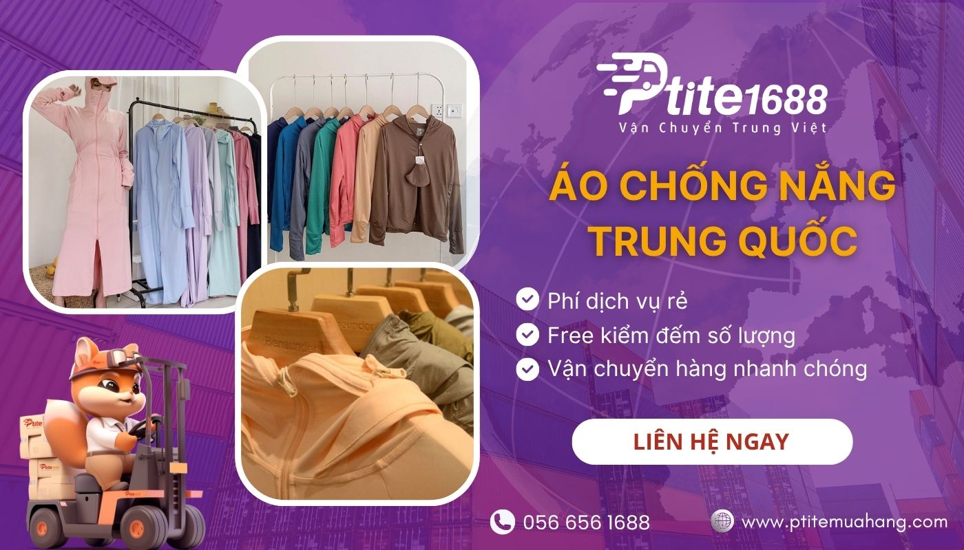Dịch vụ mua hộ áo chống nắng Trung Quốc qua Ptite