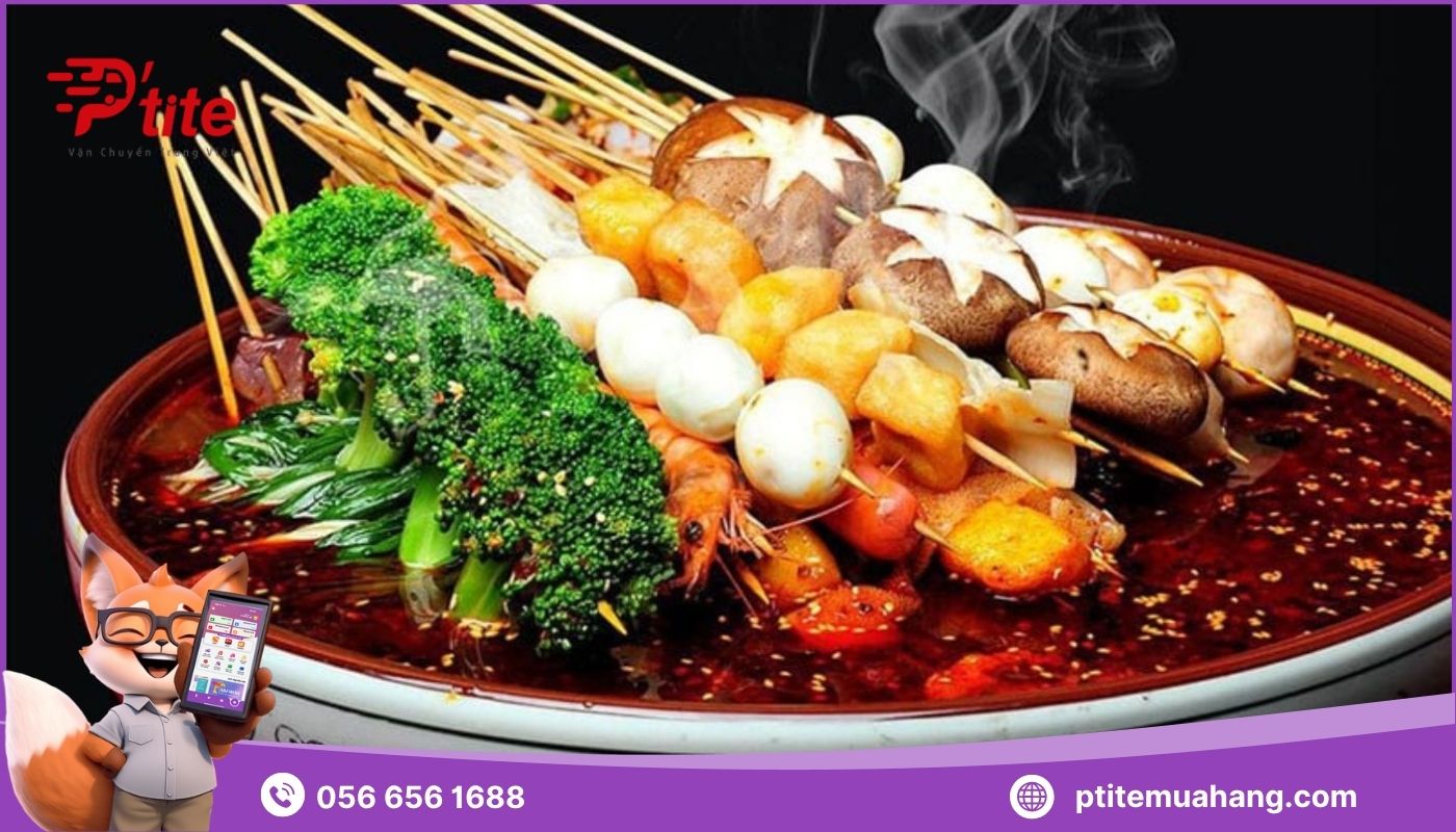 Đồ ăn vặt Tứ Xuyên Trung Quốc Malatang