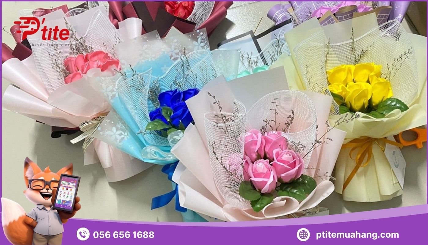 Xu hướng kinh doanh hoa sáp hàng nội địa Trung